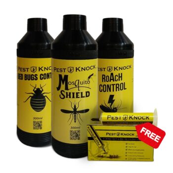 PestKnock 3-in-1 Pest Control Kit (Bed Bugs, Cockroach & Mosquito Killer)