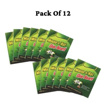 PACK OF 12 - KING MOUSE AND RAT KILLER GLUE TRAP - PESTKNOCK