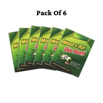 PACK OF 6 - KING MOUSE AND RAT KILLER GLUE TRAP - PESTKNOCK